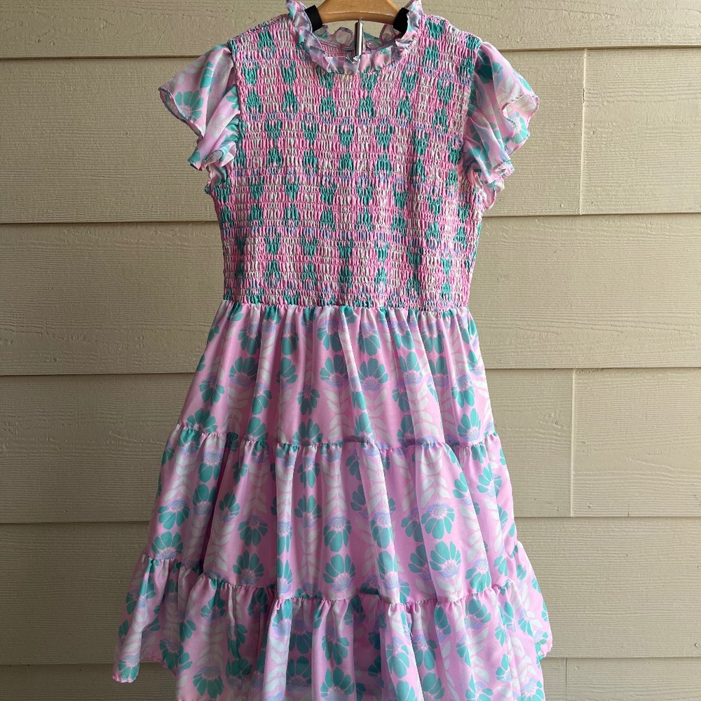 Palm print JMarie Dress